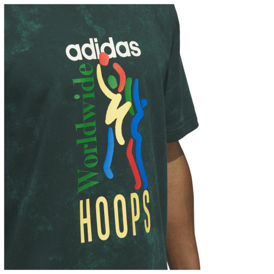 Adidas Ανδρική κοντομάνικη μπλούζα Worldwide Hoops Graphic Tee